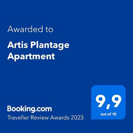 أمستردام Artis Plantage Apartment المظهر الخارجي الصورة